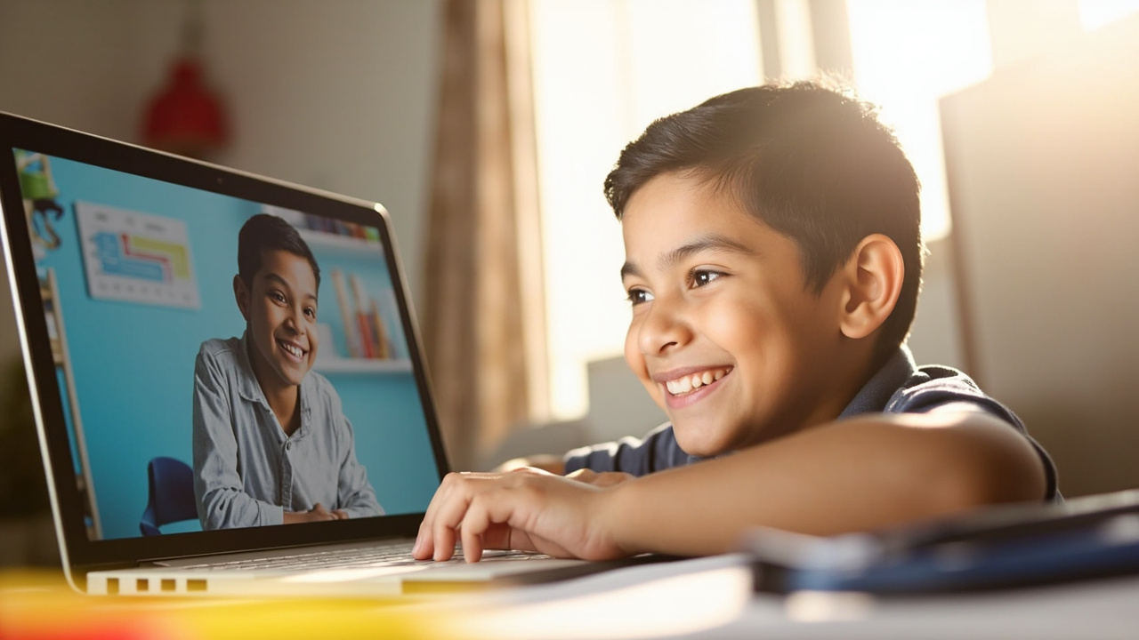 Student in 1-on-1 online session