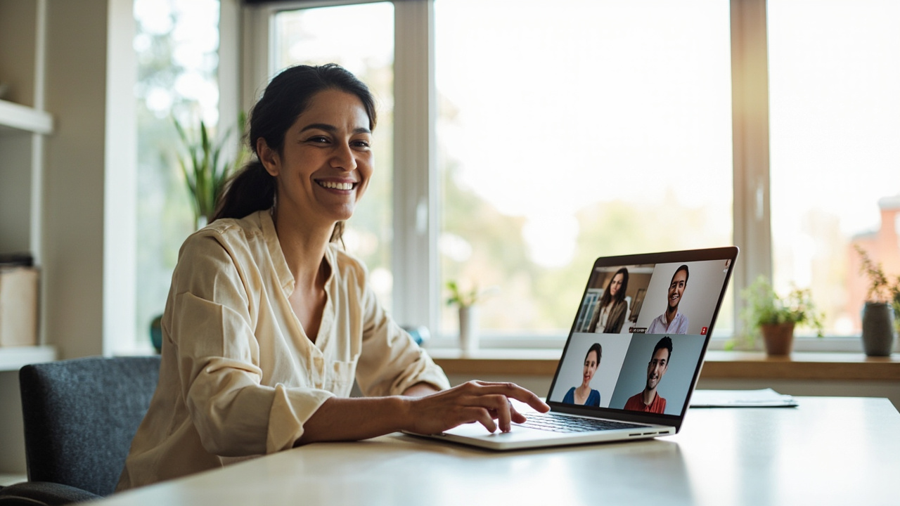 SynchroLearn teacher conducting online class